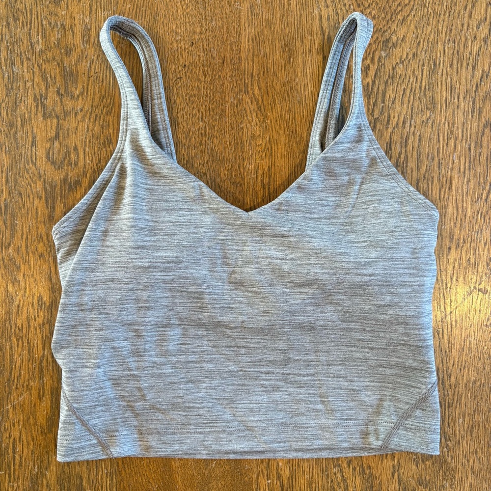 Lululemon Align Tank Top Heathered Rover Size 4